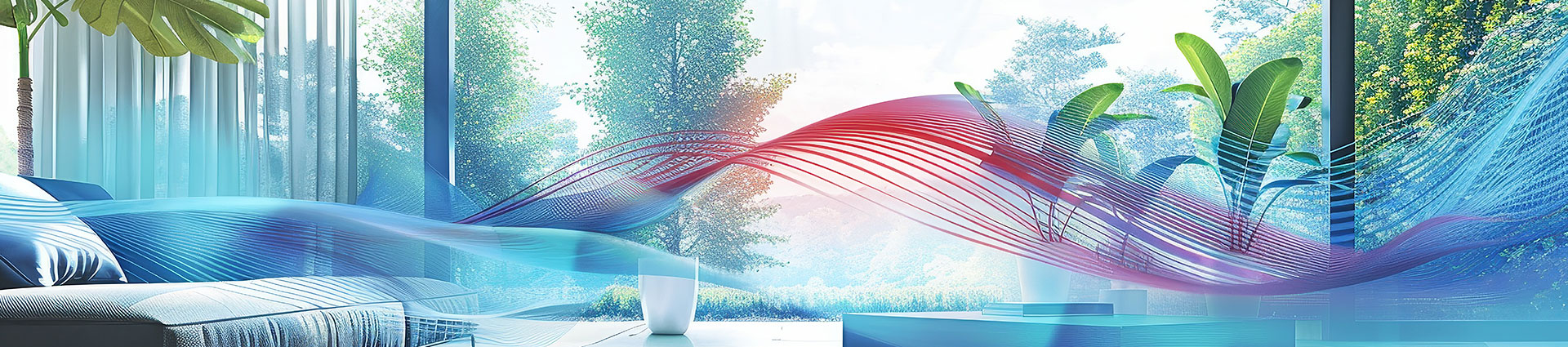 Wohnzimmer Wohlfühlklima symbolisch Klimatechnik